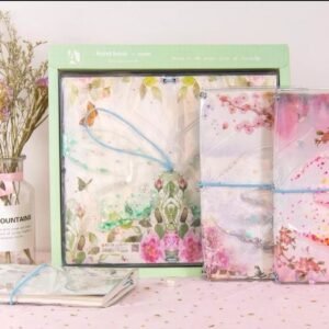 Unique Foldable Butterfly Glitter Notebook With Box
