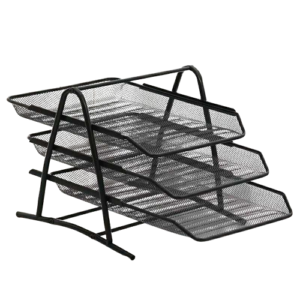 3-Tier Metal Mesh Letter Tray
