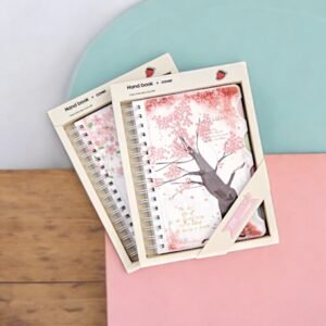 Floating Glitter Notebook A5 size Gift Box
